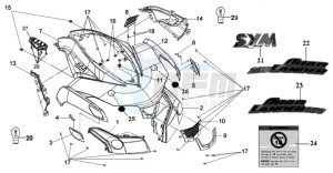 QUADLANDER 250 drawing HEADLAMP CPL