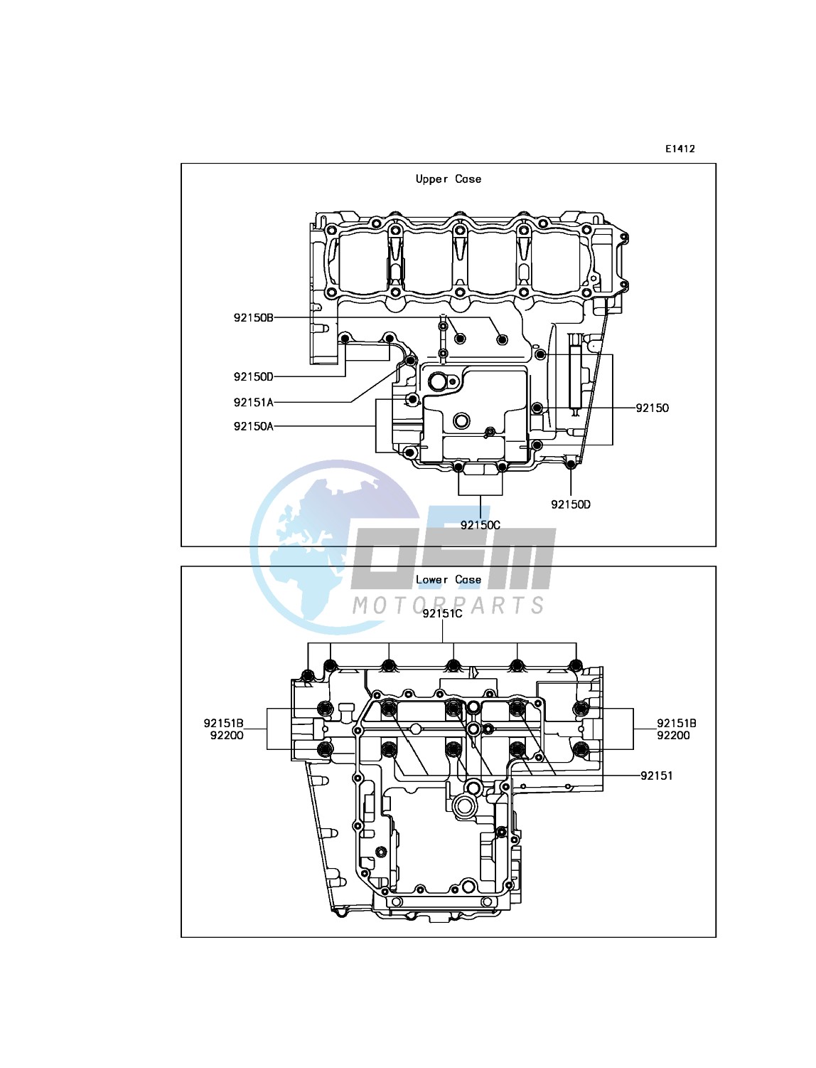 Crankcase Bolt Pattern