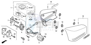 VTX1800C1 drawing SIDE COVER (VTX1800C2/3/4)