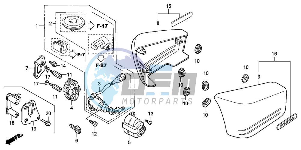 SIDE COVER (VTX1800C2/3/4)