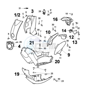 LUDIX 10 OR SNAKE drawing COWLING