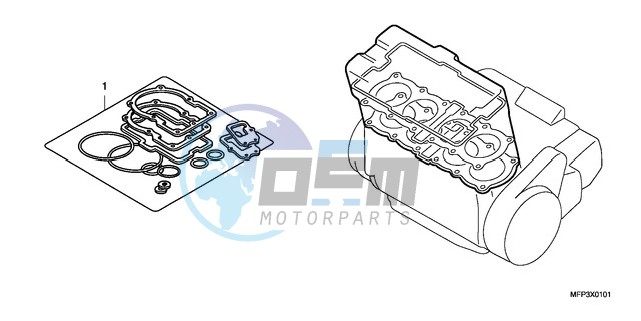 GASKET KIT A (CB13009/S9/A9/SA9)