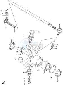 LT-A500X drawing STEERING KNUCKLE