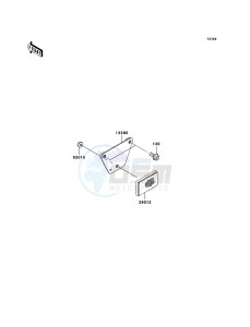 MULE_610_4X4 KAF400A7F EU drawing Reflectors