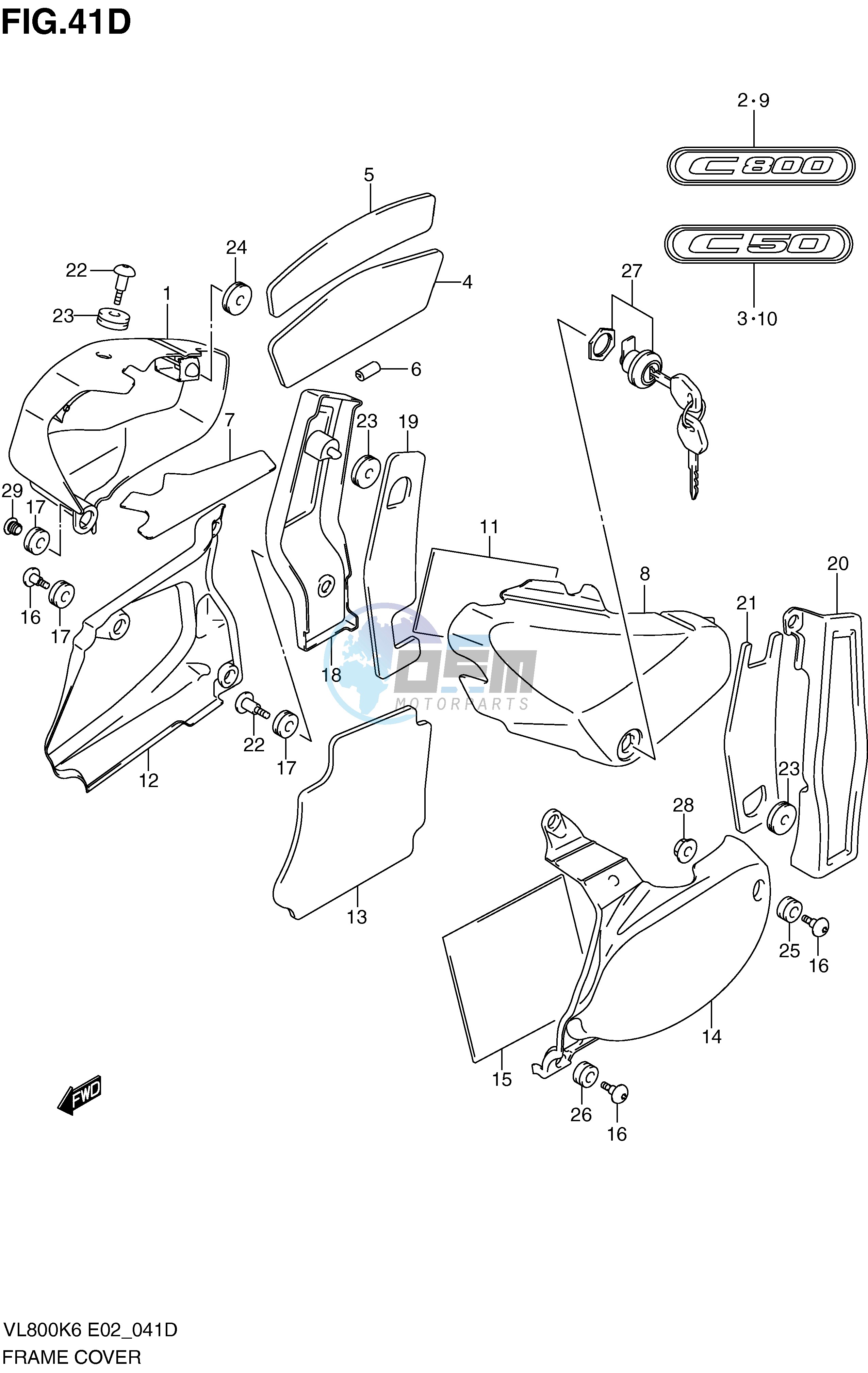 FRAME COVER (MODEL L0)