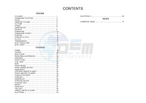 YBR125ESD (51P3) drawing .5-Content