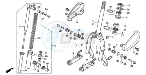 NH80MS drawing FRONT FORK