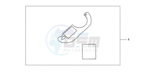 XL700VA9 UK - (E / ABS MKH SPC) drawing METER PANEL