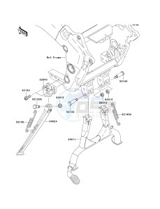 ZX 1200 C [NINJA ZZR 1200] (C1-C4) [NINJA ZZR 1200] drawing STAND-- S- -