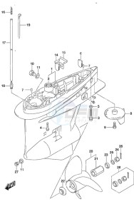 DF 225 drawing Gear Case