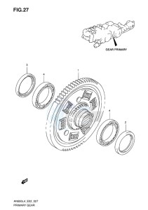 AN650Z ABS BURGMAN EXECUTIVE EU drawing PRIMARY GEAR