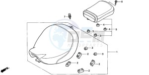 VT750C3 drawing SEAT