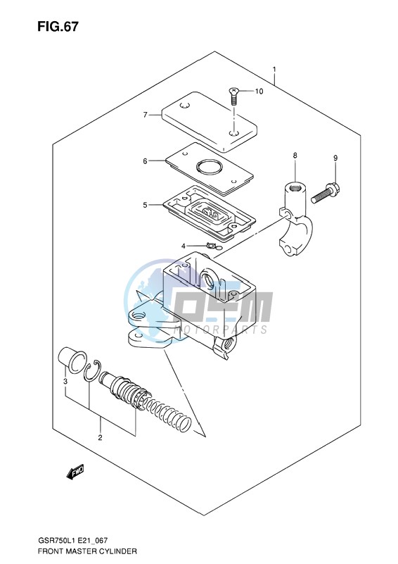 FRONT MASTER CYLINDER