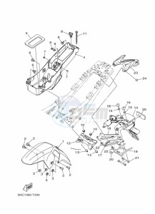 MT-07 MTN690-A (B4CS) drawing FENDER