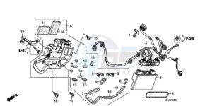 CBR600RA9 France - (F / ABS CMF) drawing ABS CONTROL UNIT (CBR600RA)