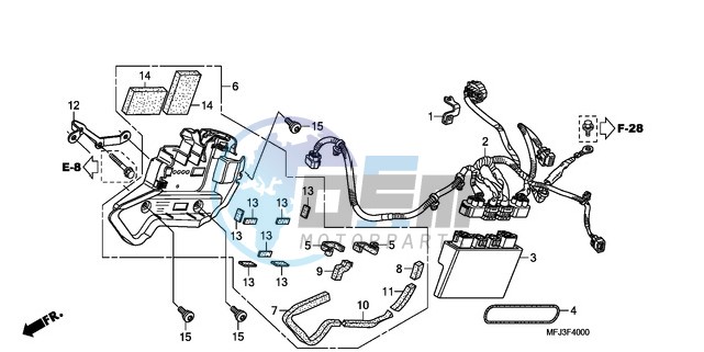 ABS CONTROL UNIT (CBR600RA)