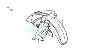 MAXSYM 600 I ABS EXECUTIVE (LX60A3-EU) (E4) (L7-M0) drawing FR. FENDER