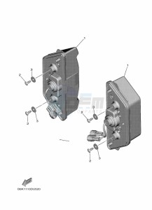 YXE850ENS YXE85WPLK (B8K8) drawing TAILLIGHT