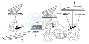 CBF600NA drawing MARK