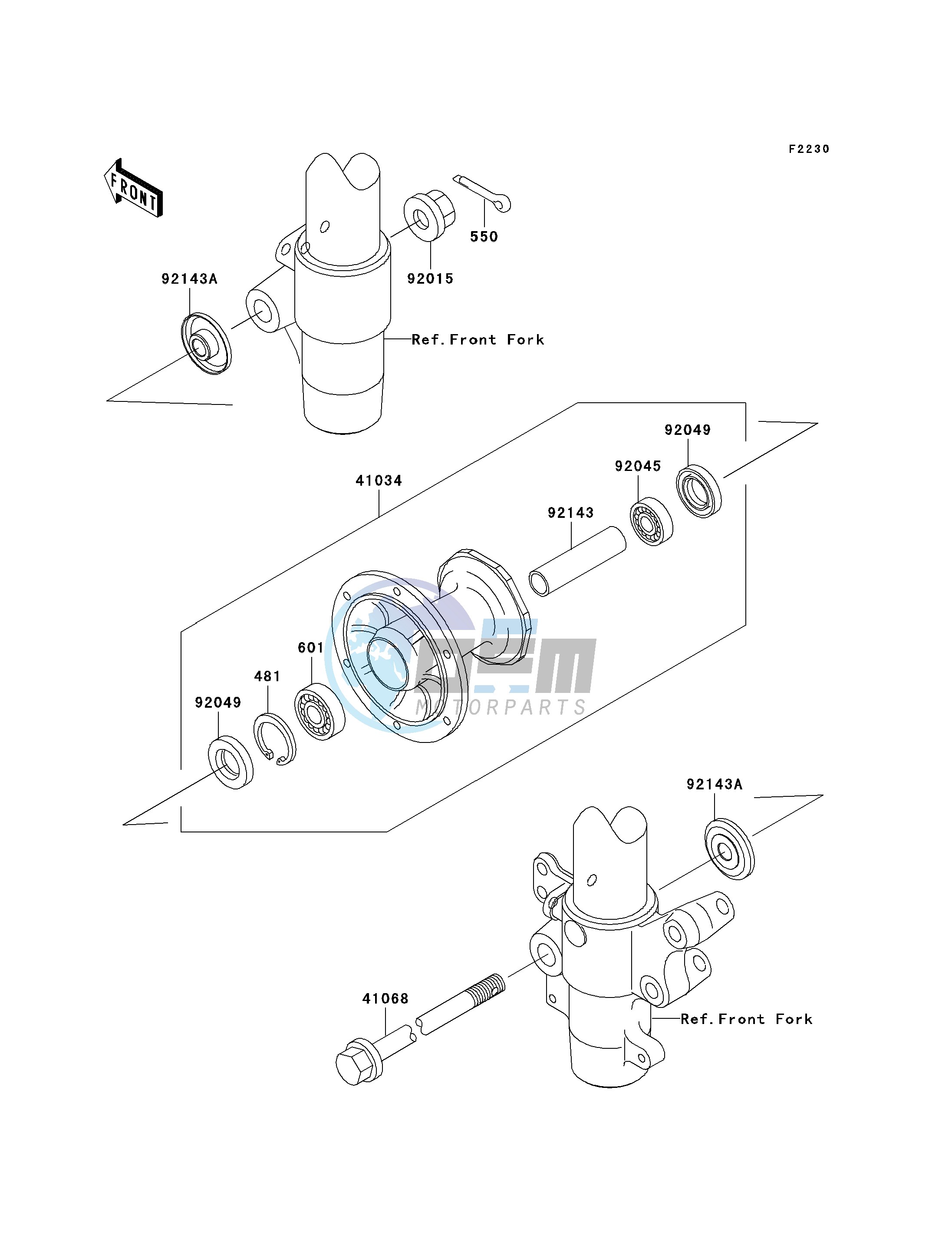 FRONT HUB