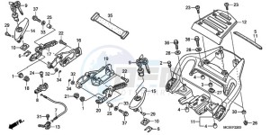 ST1300A9 France - (F / ABS CMF MME) drawing GRAB RAIL