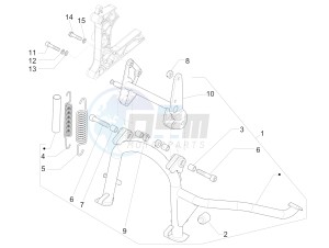 MP3 500 Sport Business ABS (NAFTA) drawing Stand/s