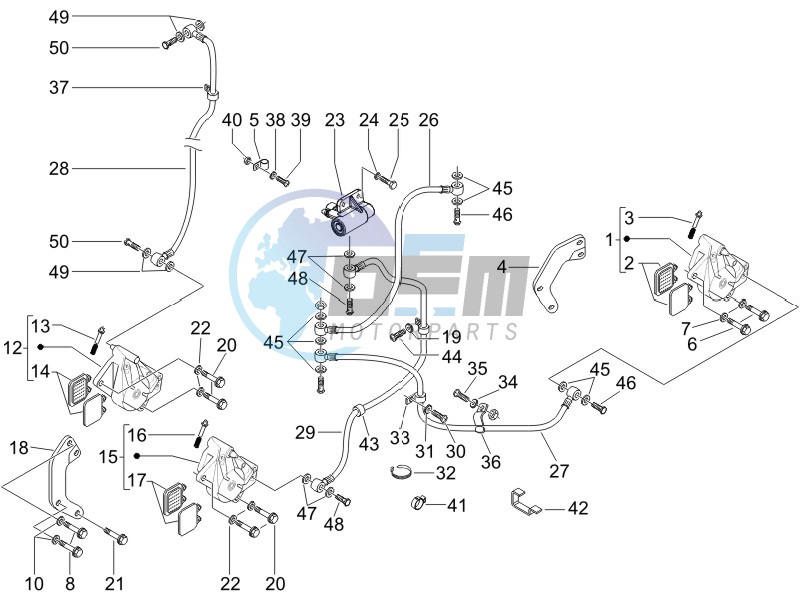 Brakes hose  - Calipers