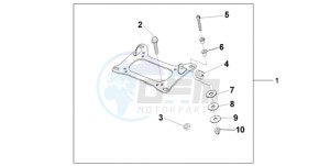 CBF10009 Ireland - (EK) drawing KIT CARRIER BRKT