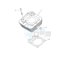 YBR 250 drawing CYLINDER