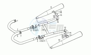 850 T5 Polizia Polizia drawing Exhaust unit