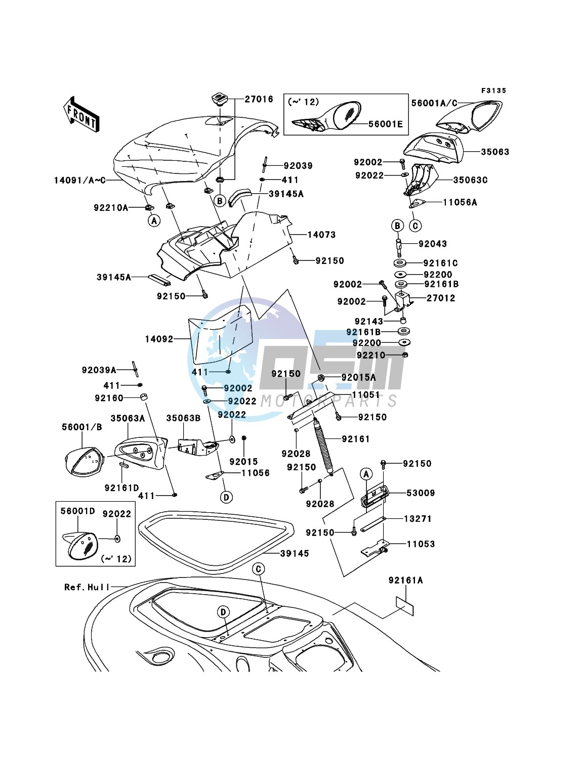 Hull Front Fittings