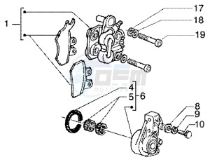 Super Hexagon 125 gtx 12 inch drawing Front brake caliper