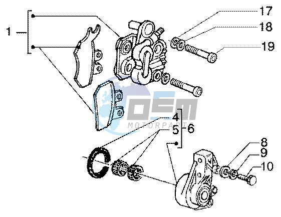 Front brake caliper