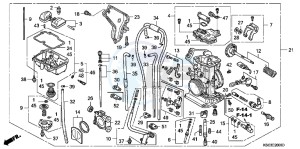 CRF250XC drawing CARBURETOR