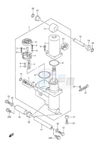 DF 50 drawing Power Trim