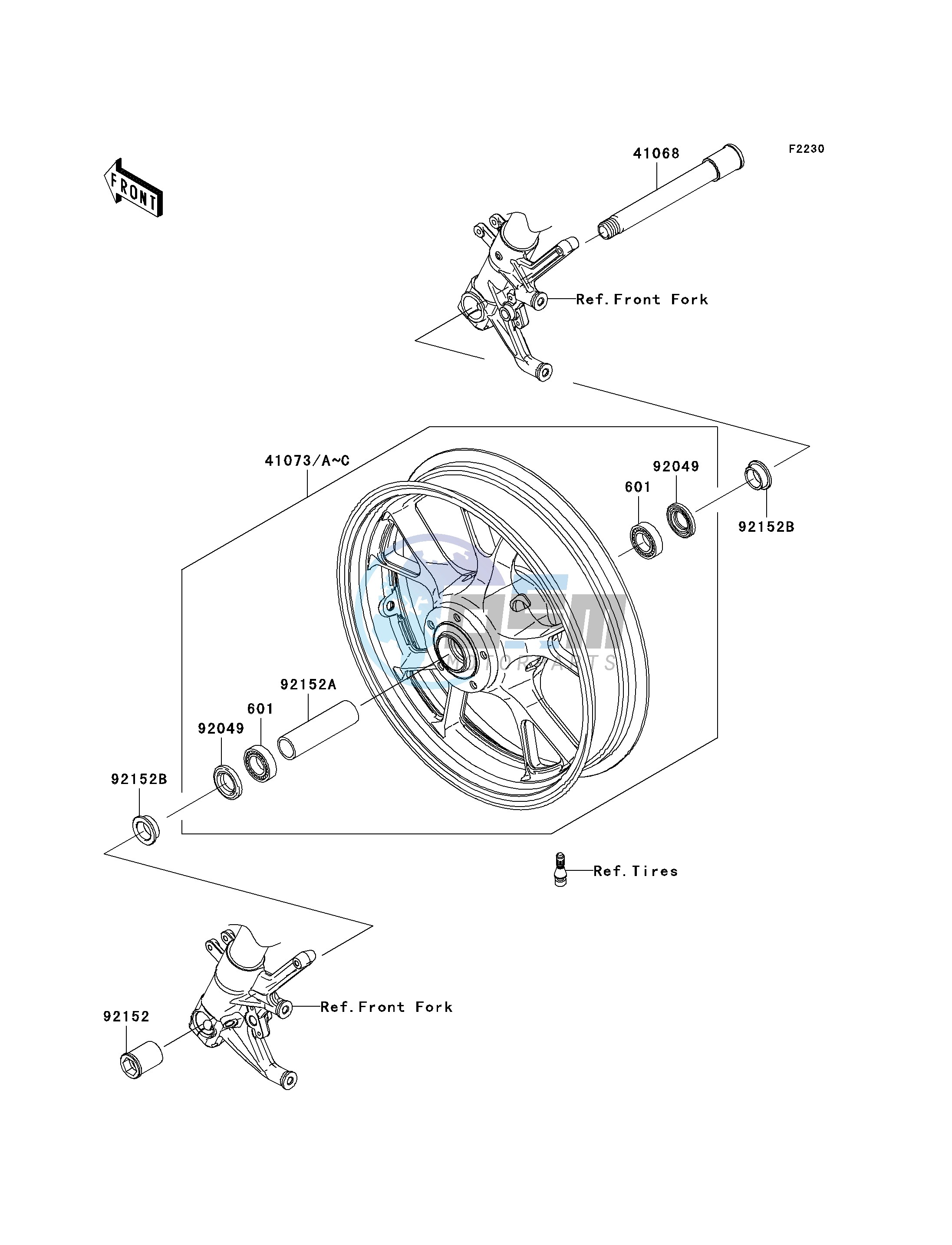 FRONT WHEEL