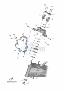 XSR125 MTM125 (BGX3) drawing STEERING