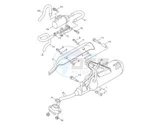 XF GIGGLE 50 drawing EXHAUST