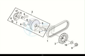 HD 300I ABS (LS30W2-EU) (E5) (M1) drawing MOVABLE DRIVE FACE ASSY.