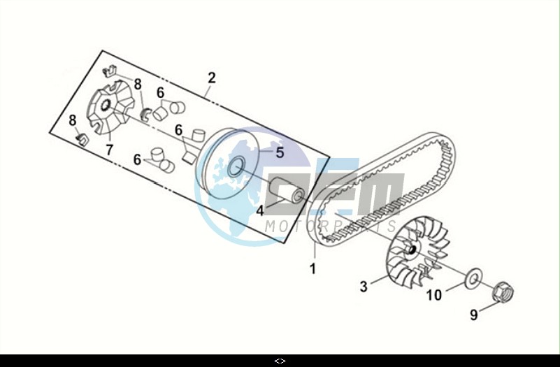 MOVABLE DRIVE FACE ASSY.