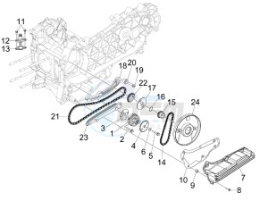 X7 125 ie Euro 3 drawing Oil pump