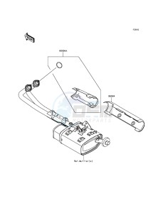 VULCAN S ABS EN650BGF XX (EU ME A(FRICA) drawing Accessory(Muffler Cover)