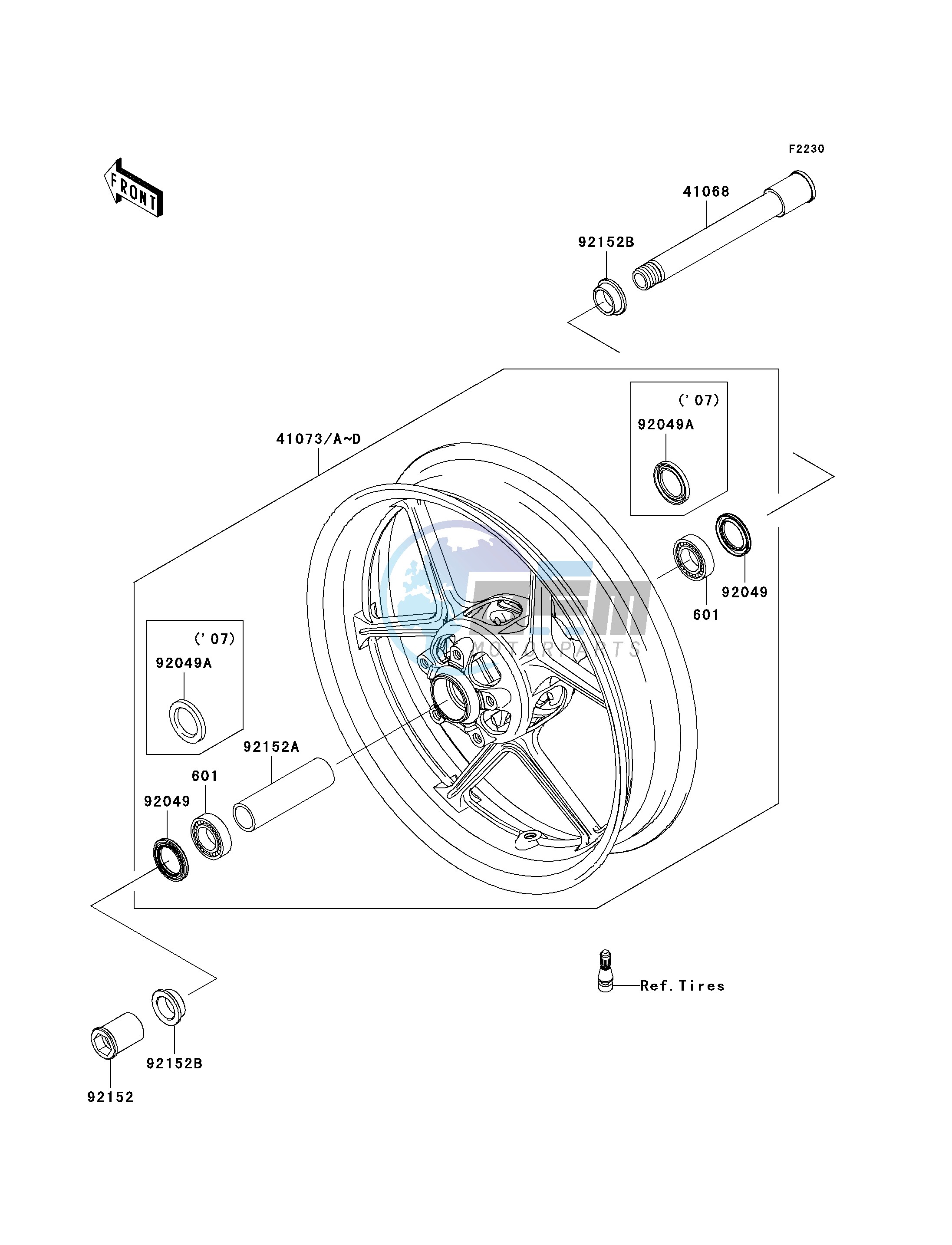 FRONT WHEEL