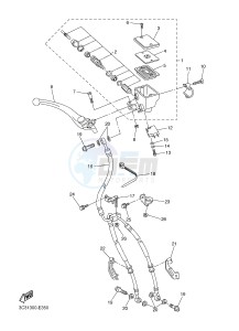 FZ1-S FZ1 FAZER 1000 (2DV1) drawing FRONT MASTER CYLINDER