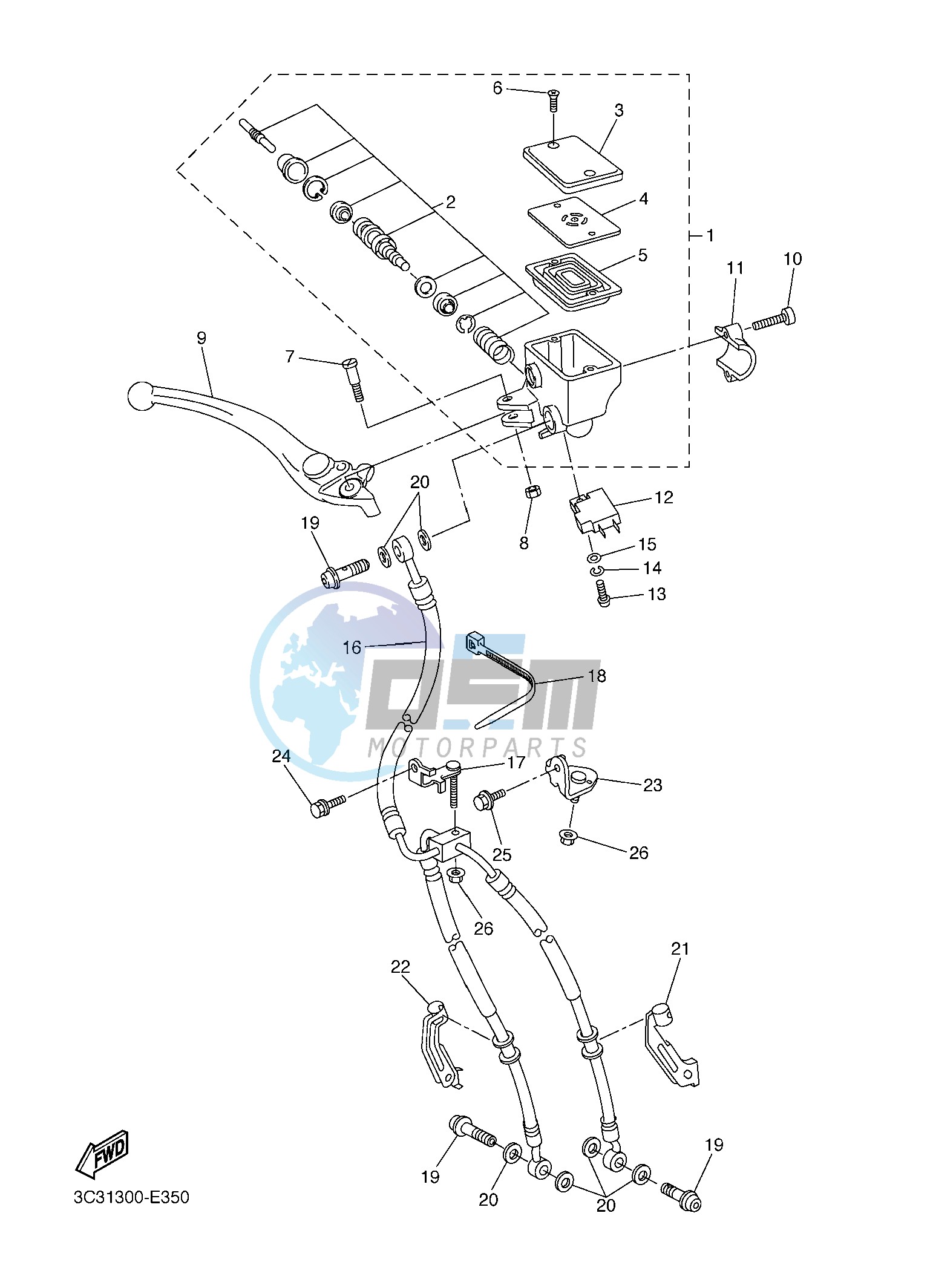 FRONT MASTER CYLINDER