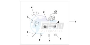 GL18009 Australia - (U / AB NAV) drawing PASSENGER CONTROL