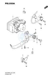 GSX-1300R ABS HAYABUSA EU drawing HYDRAULIC UNIT