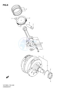 VLR1800 (E2) drawing CRANKSHAFT