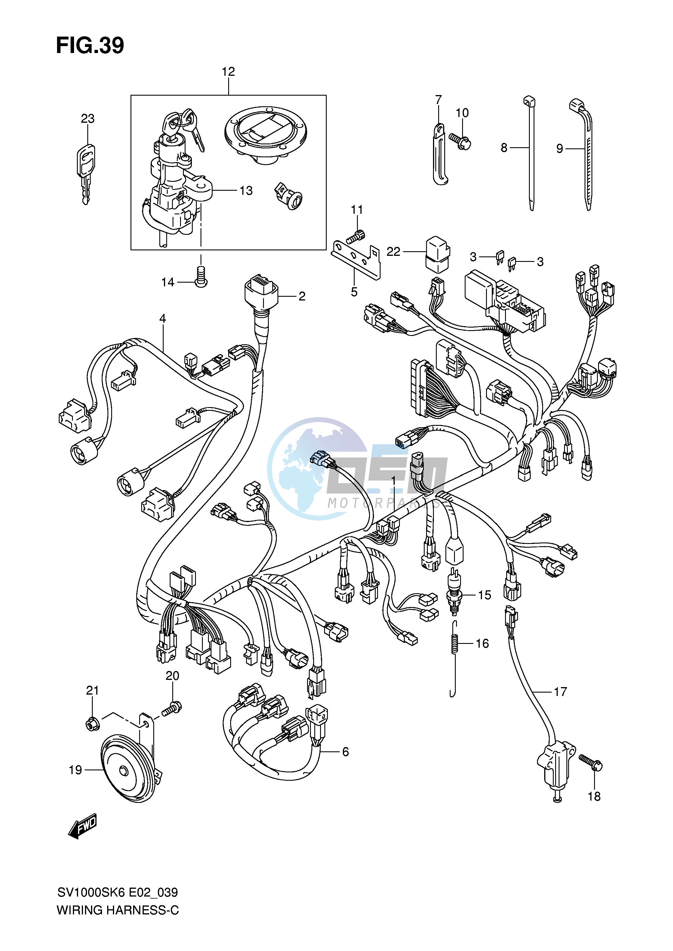 WIRING HARNESS (SV1000S S1 S2)