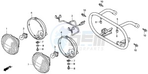 SFX50S drawing HEADLIGHT (2)